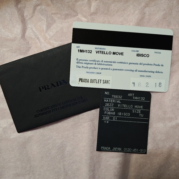 Prada Pink Saffiano Lux Leather Flap Continental Wallet - Picture 5 of 12